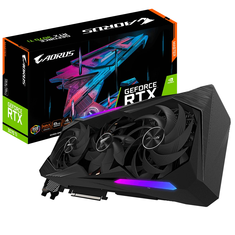 Gigabyte AORUS GeForce RTX 3070 Ti MASTER 8G